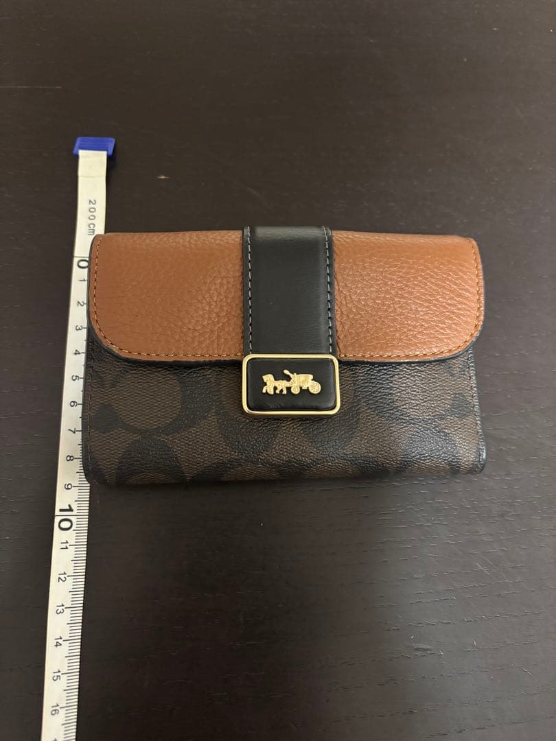 コーチCOACH 三つ折り財布 美品