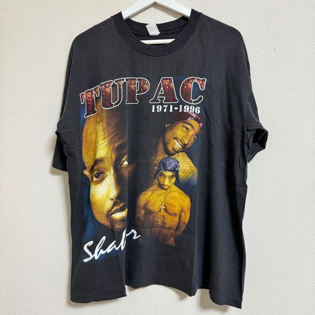 B*r様 希少 90s 2pac tupac ヴィンテージTシャツ rap te