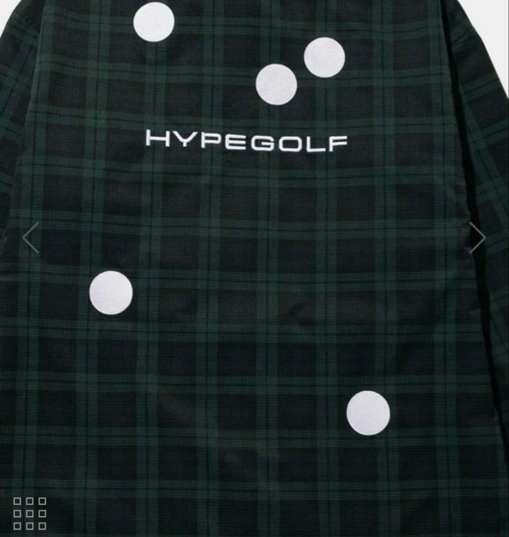 【美品】ハイプゴルフ DOT MOTIF COACH JACKET