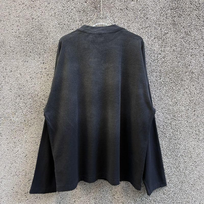 Acne Studios ブラック 長袖Tシャツ 1996 男女兼用