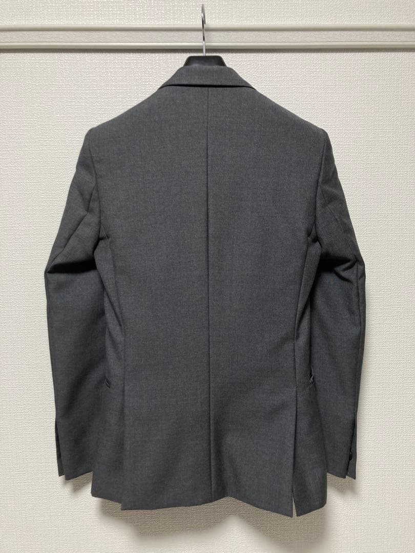 【LITHIUM HOMME】3ピースセットアップ2Bスーツ42モヘアウールXS