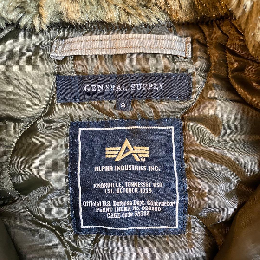 激レア！ Alpha Industries SHIPS 別注 モッズコート S