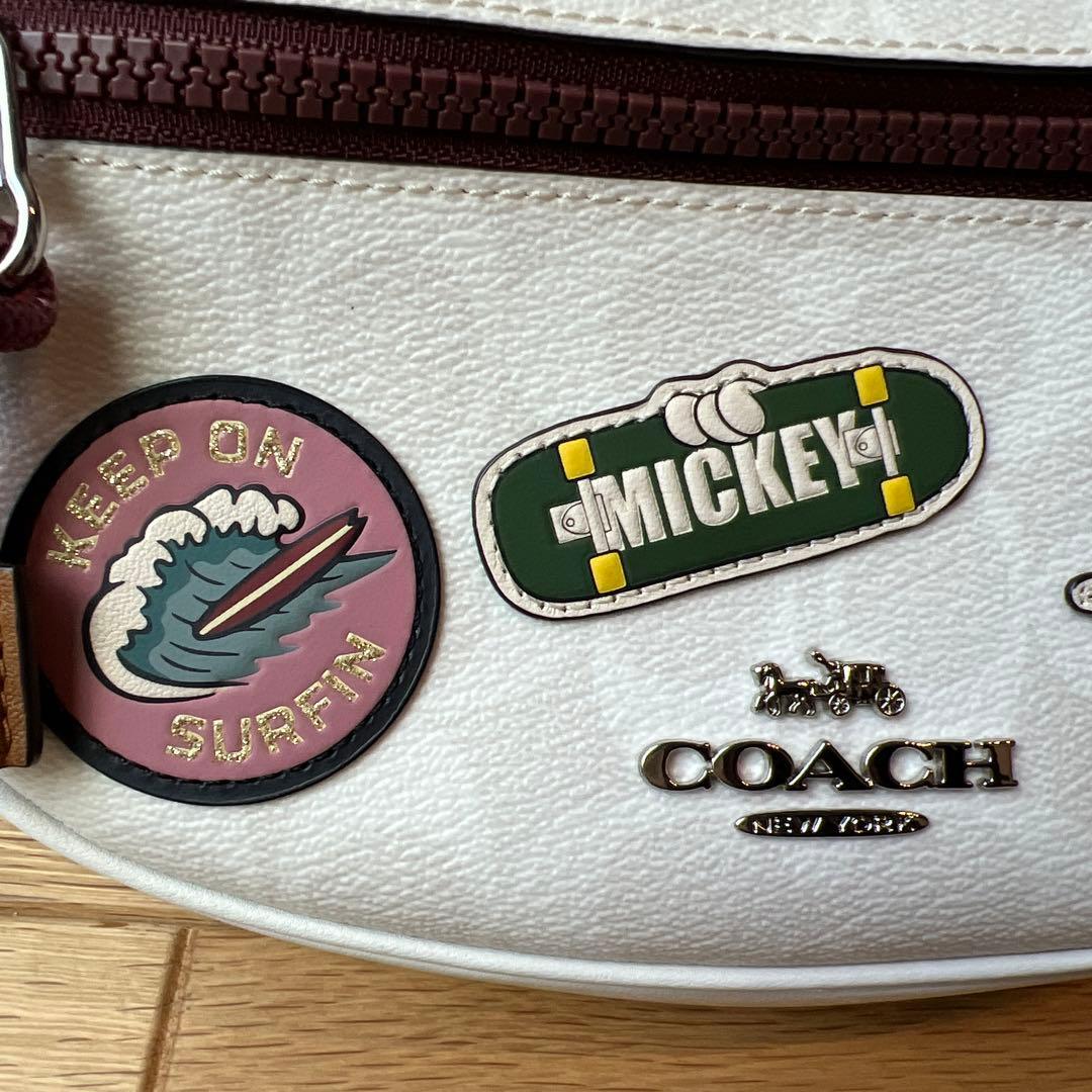 日本限定　COACH ミッキーボディバッグ