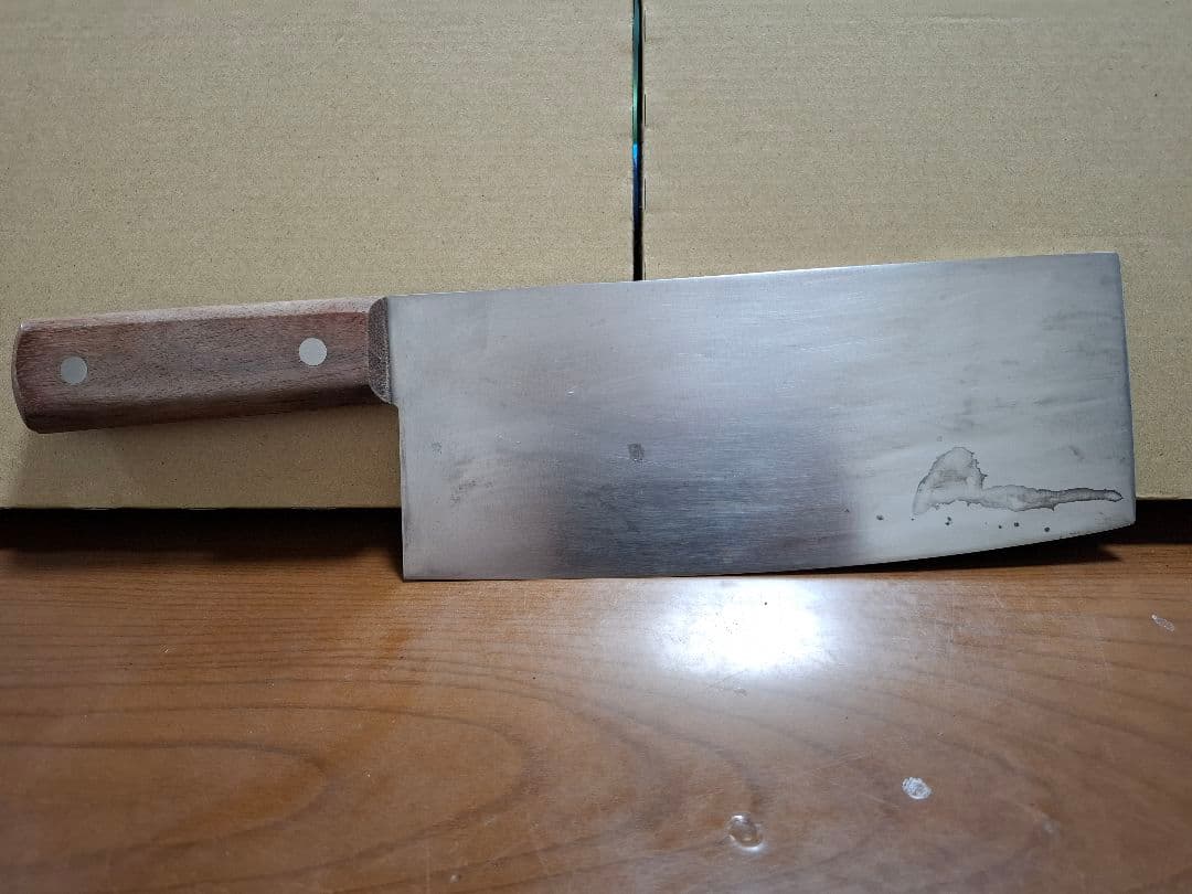 堺刀司 中華包丁 正重作　全長33.5 刃渡り22.2 刃幅9cm