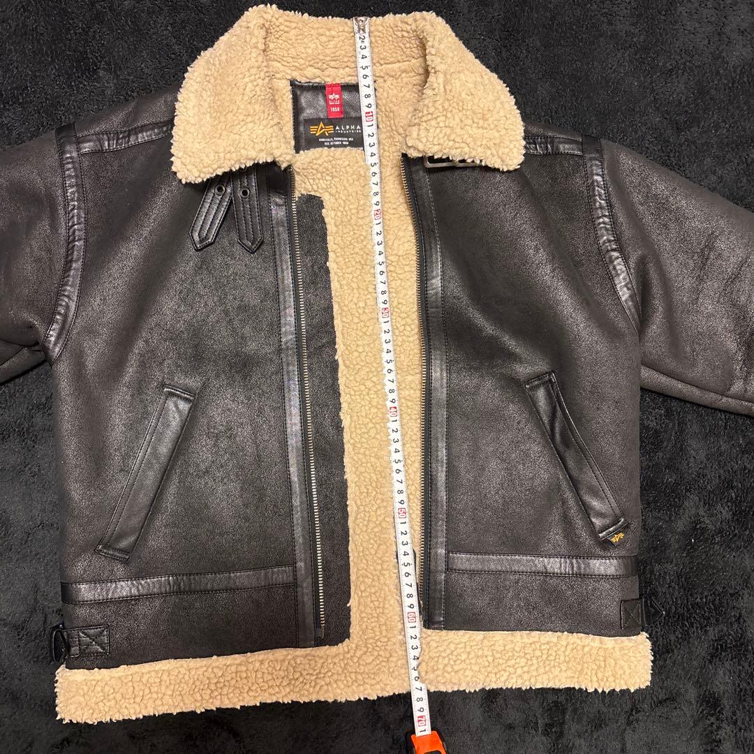【✨️美品✨️】ALPHA フェイクムートンジャケット S アルファ ボア