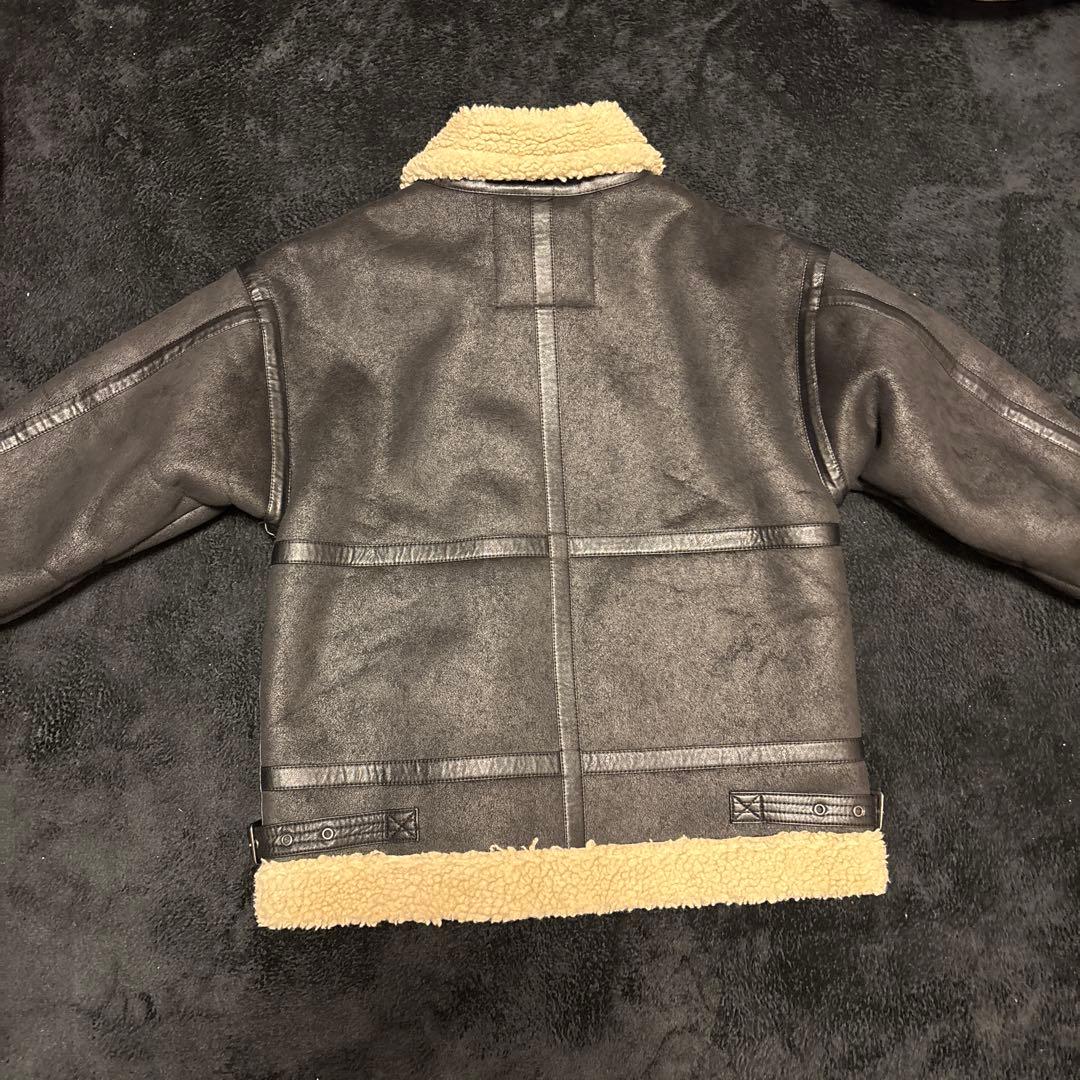 【✨️美品✨️】ALPHA フェイクムートンジャケット S アルファ ボア