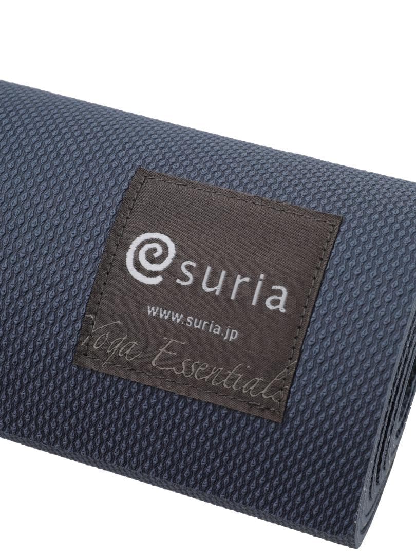 新品 suria スリア ヨガマット 4mm インディゴブルー TPE 廃盤色