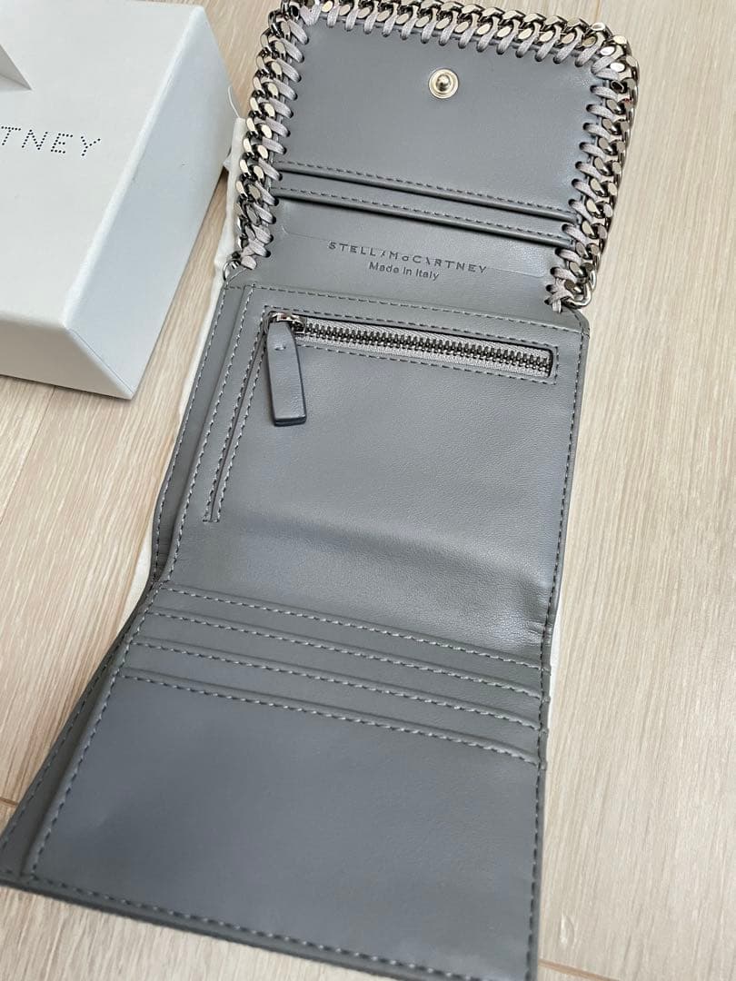 STELLAMcCARTNEY 三つ折り財布 グレー