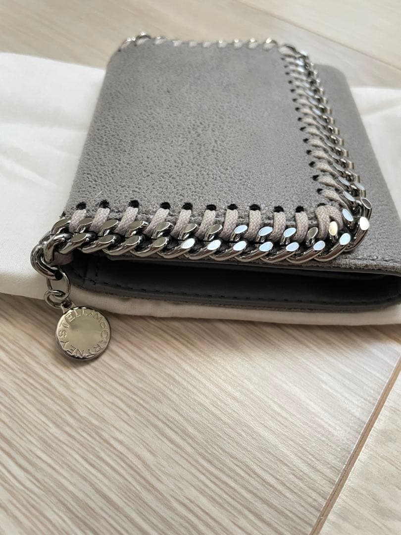STELLAMcCARTNEY 三つ折り財布 グレー