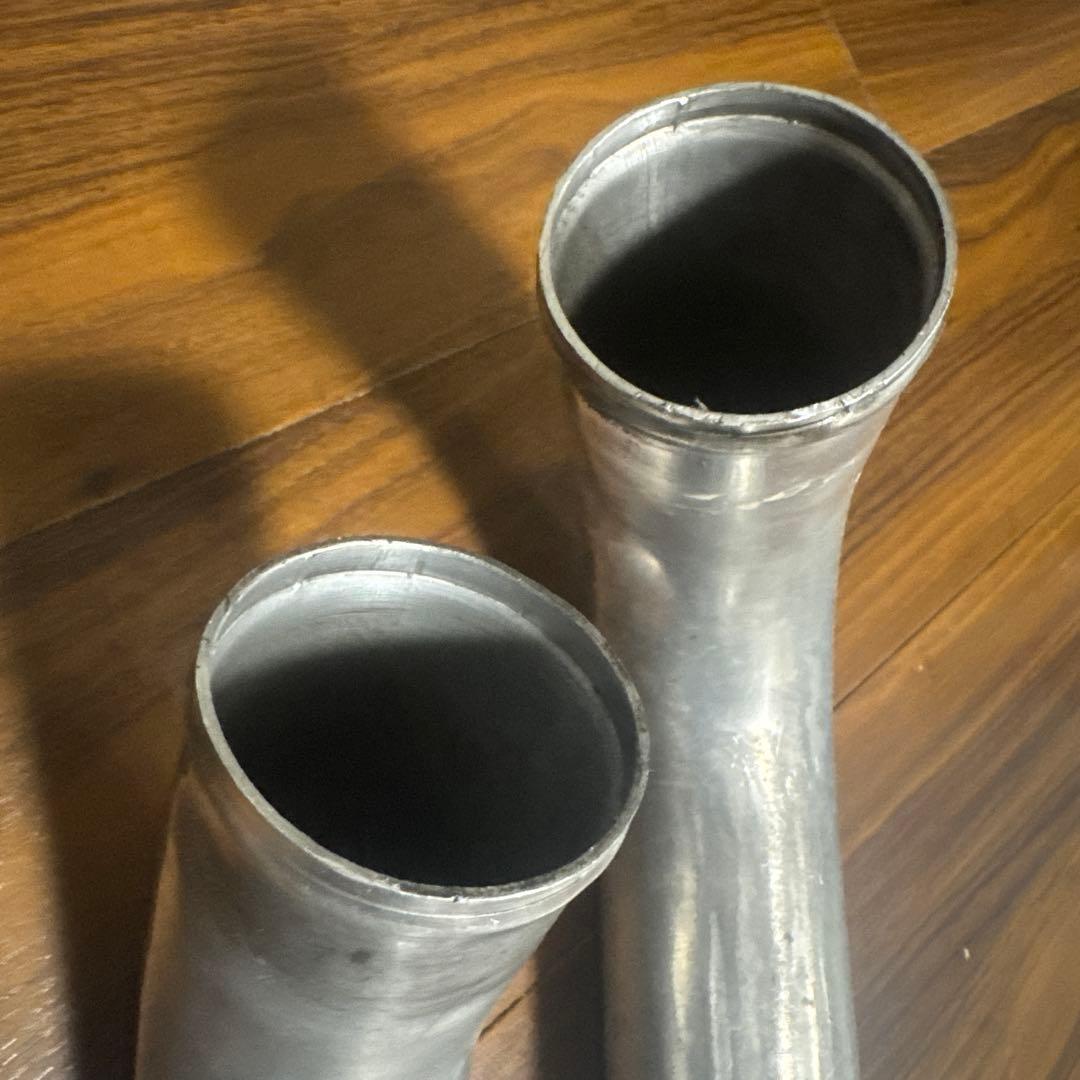 S13シルビア＆180SX用アルミ製インテークパイプ中古品2本セット