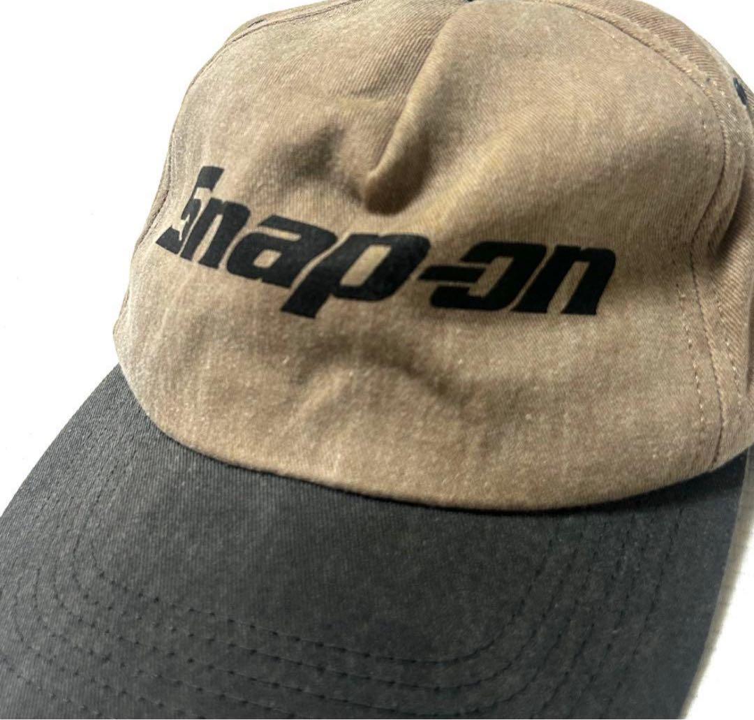 90s スナップオン Snap On 企業系 ツートン cap バイカー　USA
