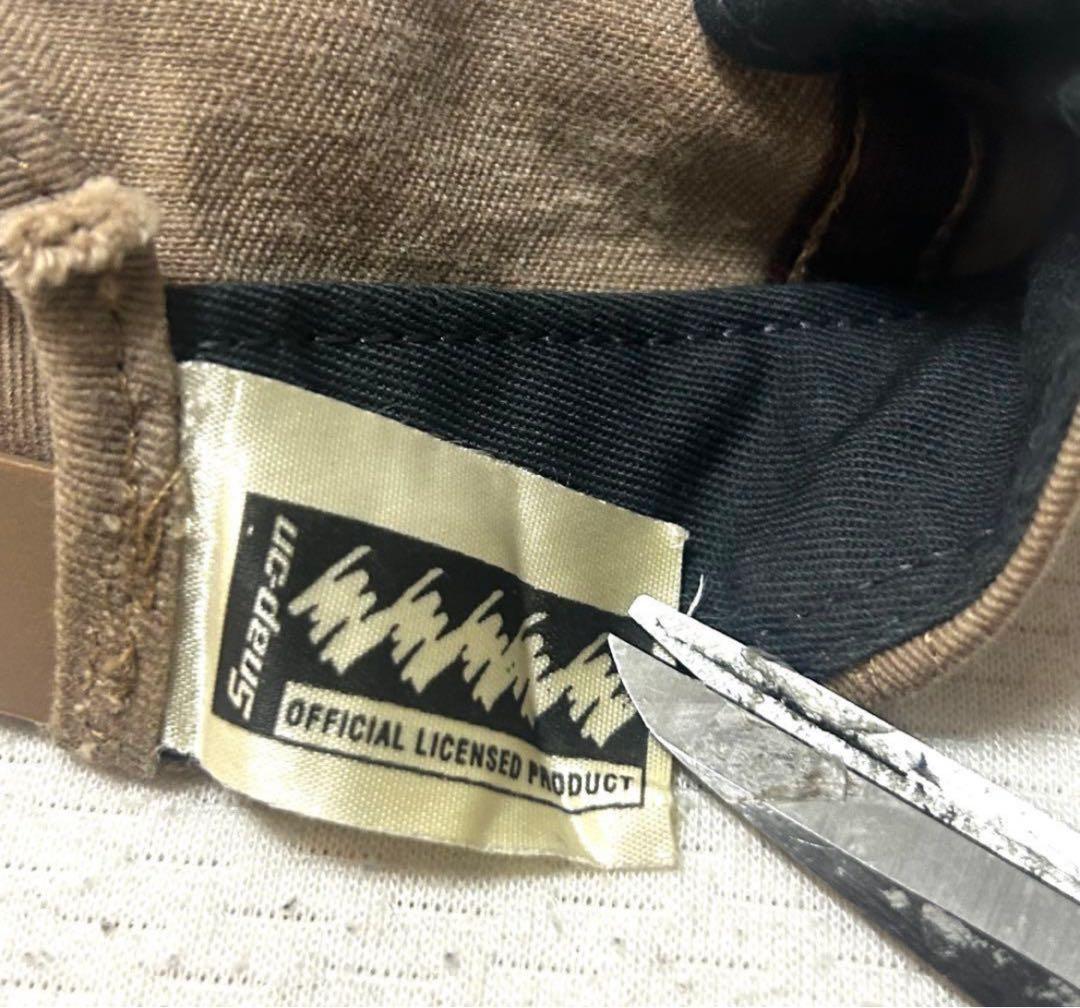 90s スナップオン Snap On 企業系 ツートン cap バイカー　USA