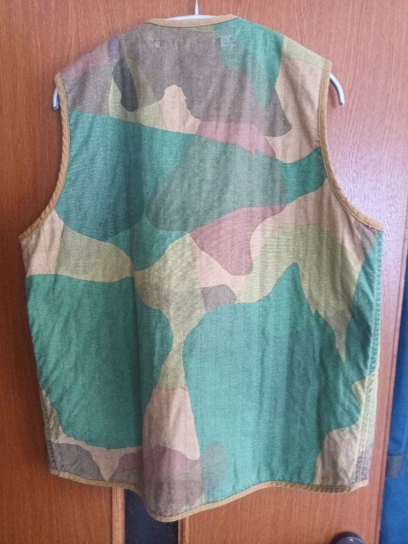 トップス Nigel Cabourn ARMY VEST REV FADE CAMO