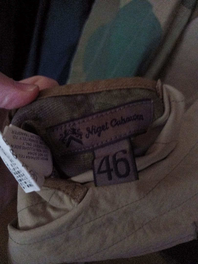トップス Nigel Cabourn ARMY VEST REV FADE CAMO