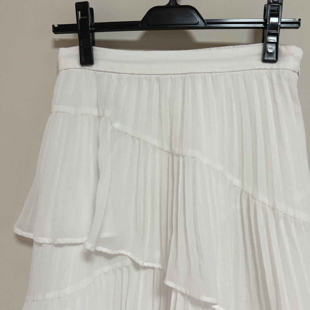 SNIDEL Sustainableプリーツティアードスカート