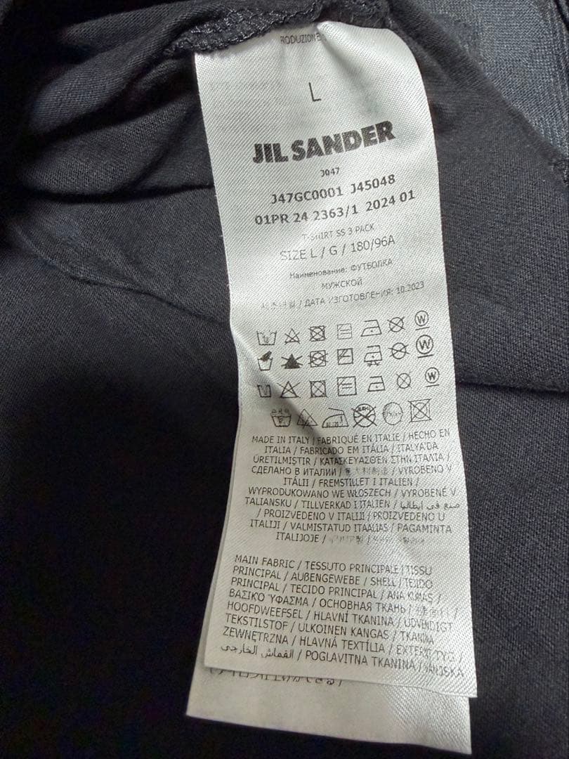 jil sander ジルサンダー　パックTシャツ