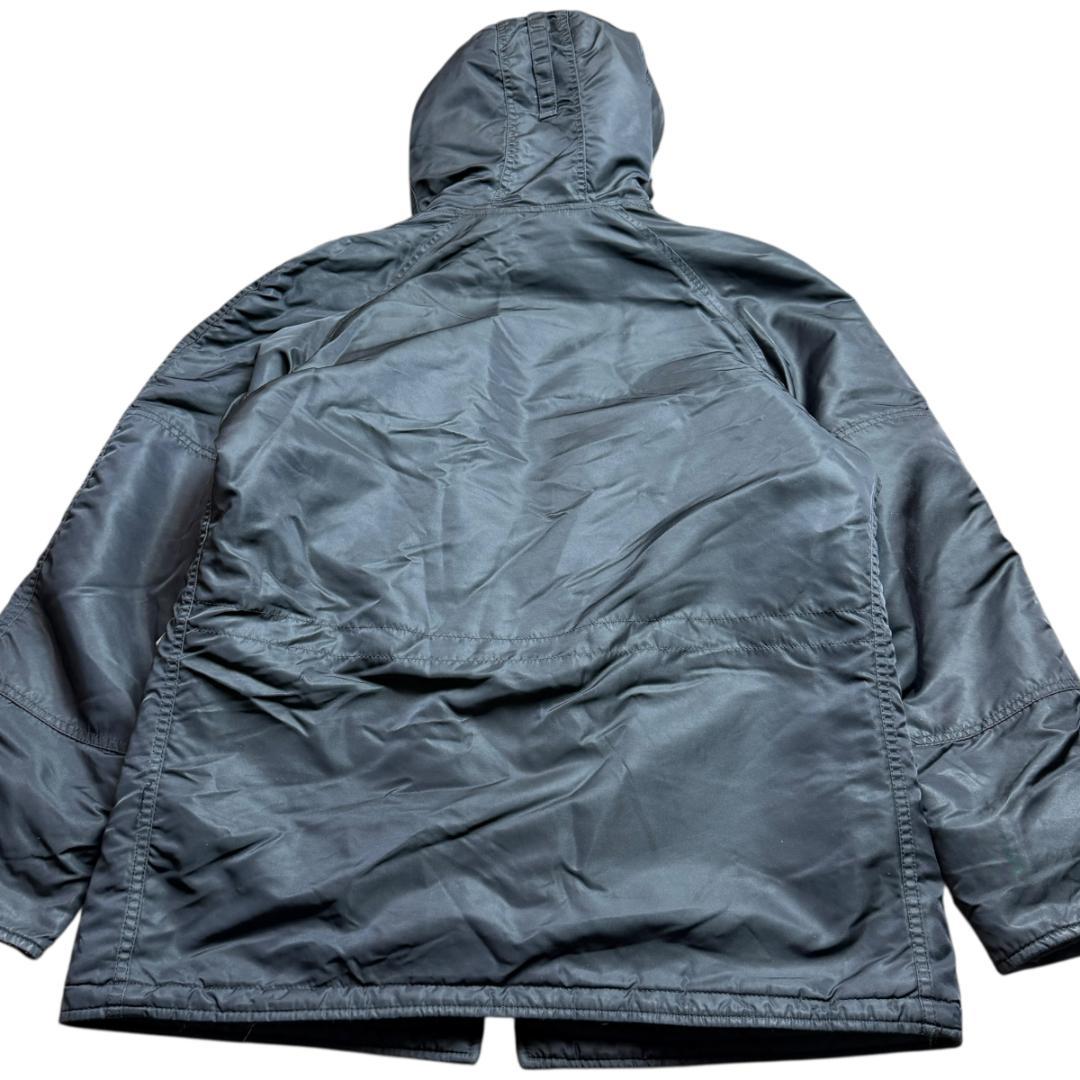 美品● アルファインダストリーズ 3588 N-3B フライトジャケット 黒