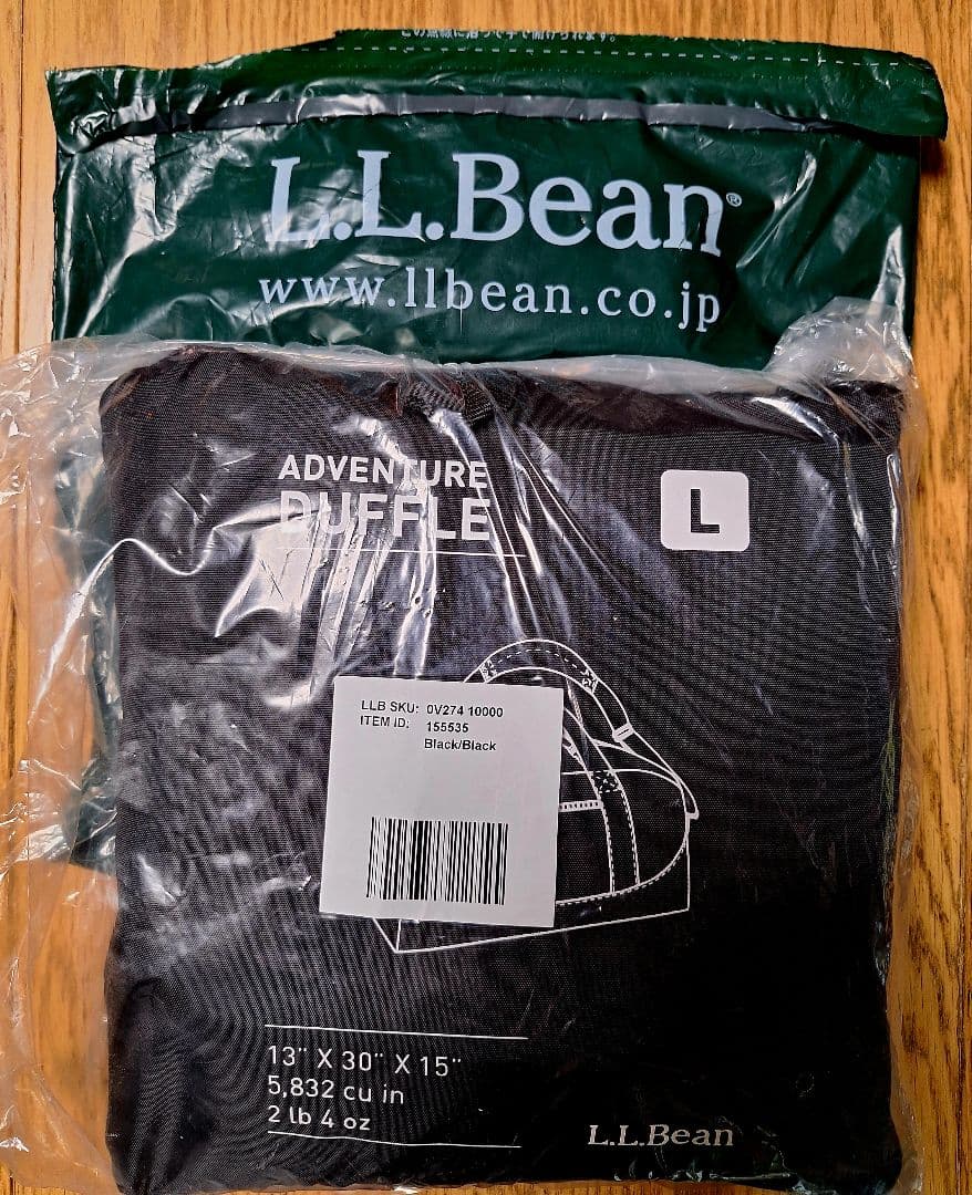 新品未開封！L.L.Bean Adventure Duffleブラック Lサイズ