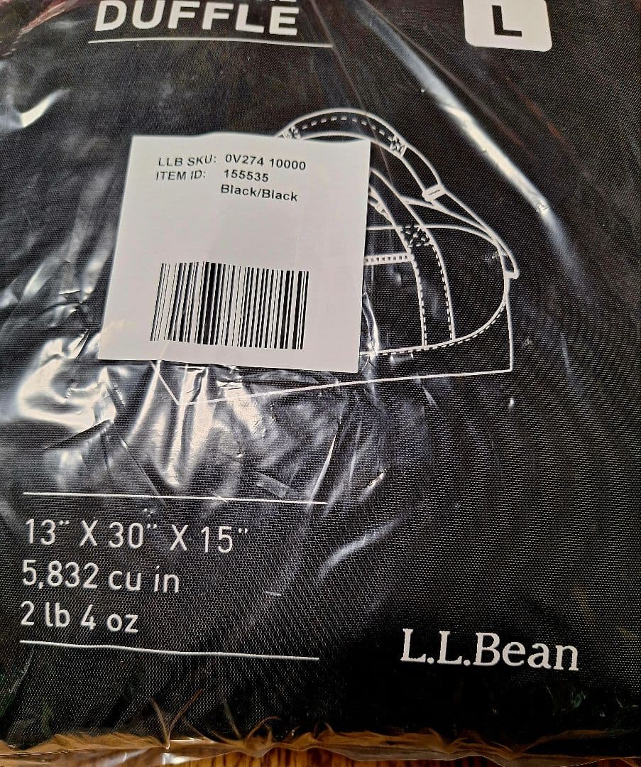 新品未開封！L.L.Bean Adventure Duffleブラック Lサイズ