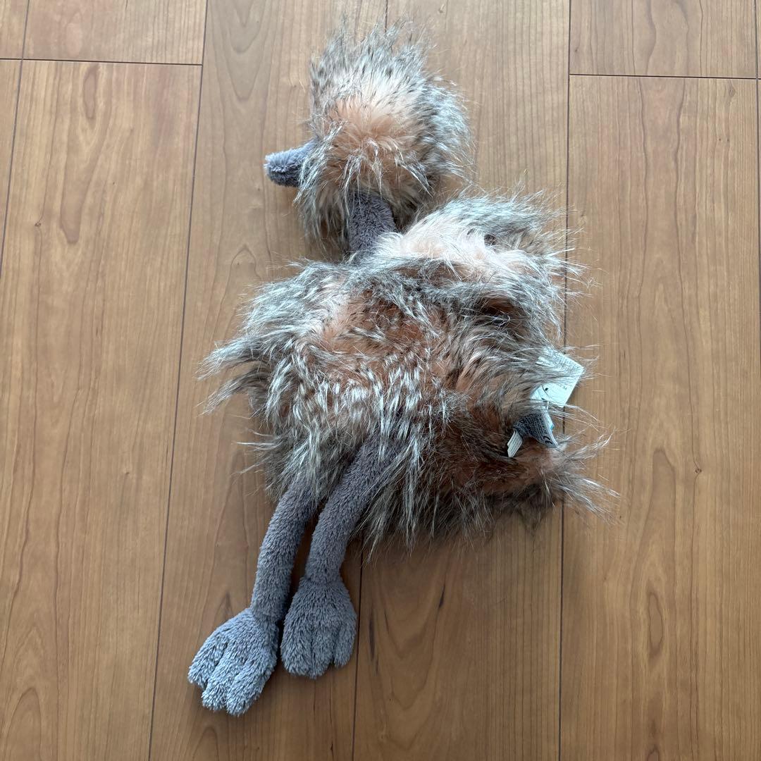 ボンポワン　オーストリッチ　ぬいぐるみ