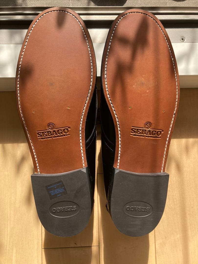 【新品未使用】SEBAGO James 黒 革靴 モカシン 革靴 27.3cm