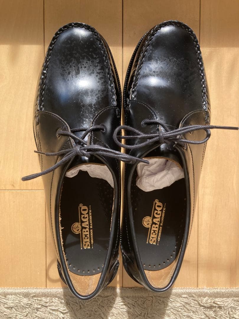 【新品未使用】SEBAGO James 黒 革靴 モカシン 革靴 27.3cm