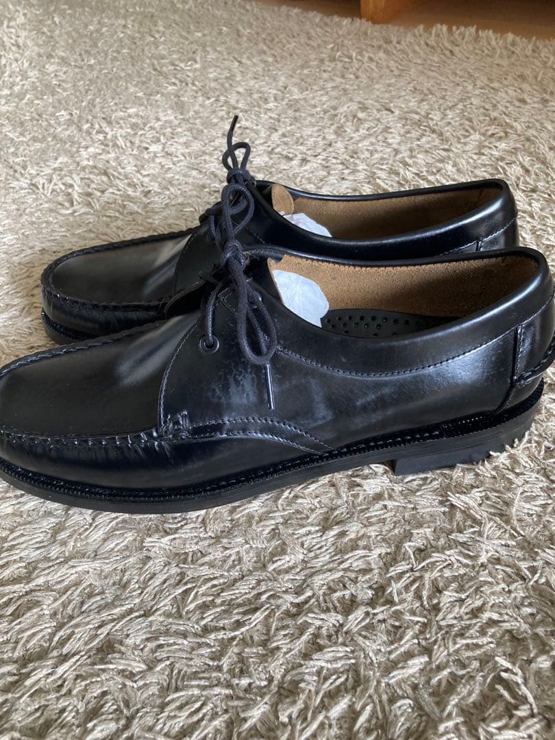 【新品未使用】SEBAGO James 黒 革靴 モカシン 革靴 27.3cm