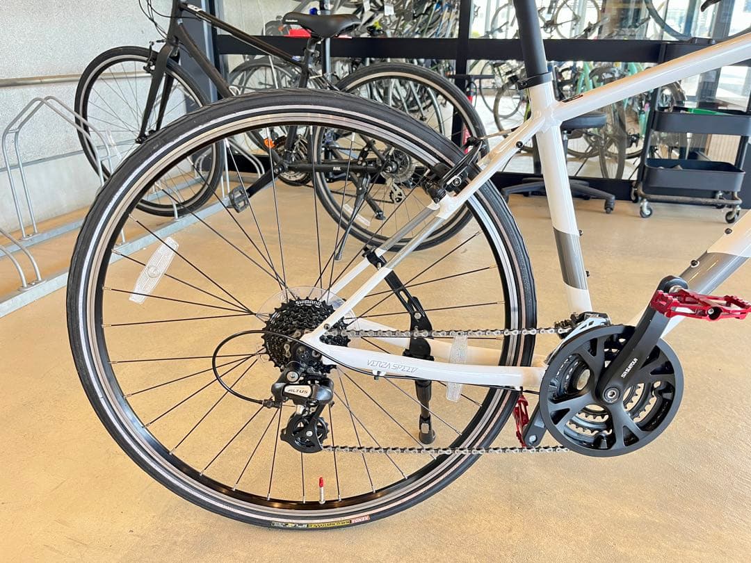 FELT VERZA SPEED 50 2023年 白クロスバイク 付属品多数