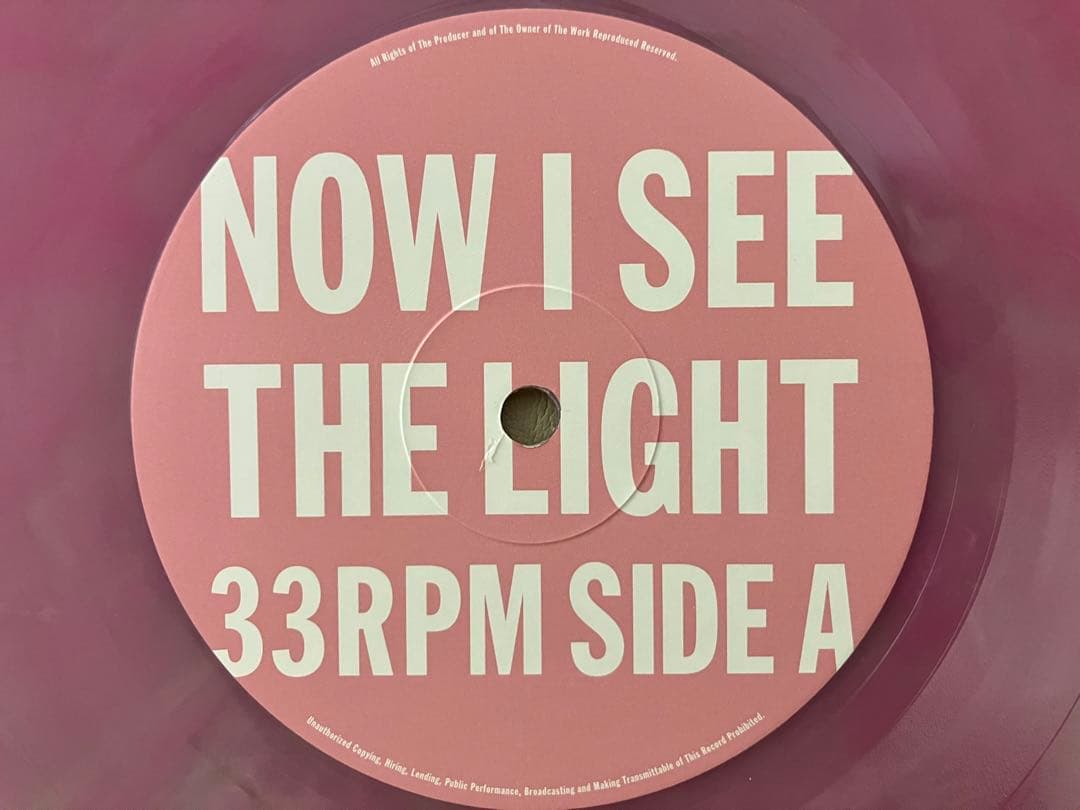 toe - NOW I SEE THE LIGHT＜初回限定盤カラーヴァイナル＞