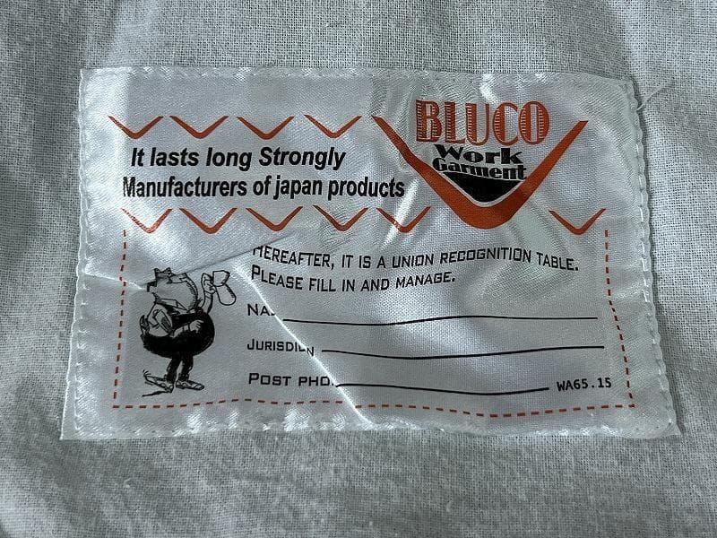 25SS BLUCO ブルコ 12oz デニム ユーティリティ ベスト ワーク