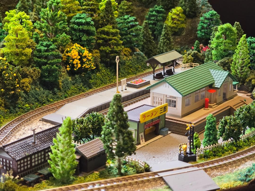 Nゲージ 鉄道模型 田園風景　ジオラマ完成品