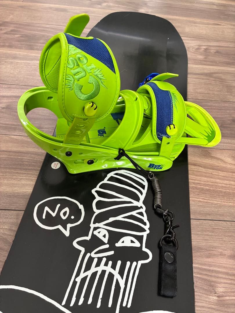 Burtonスノーボードセット(DISASTER153➕ビンディングM➕ケース)
