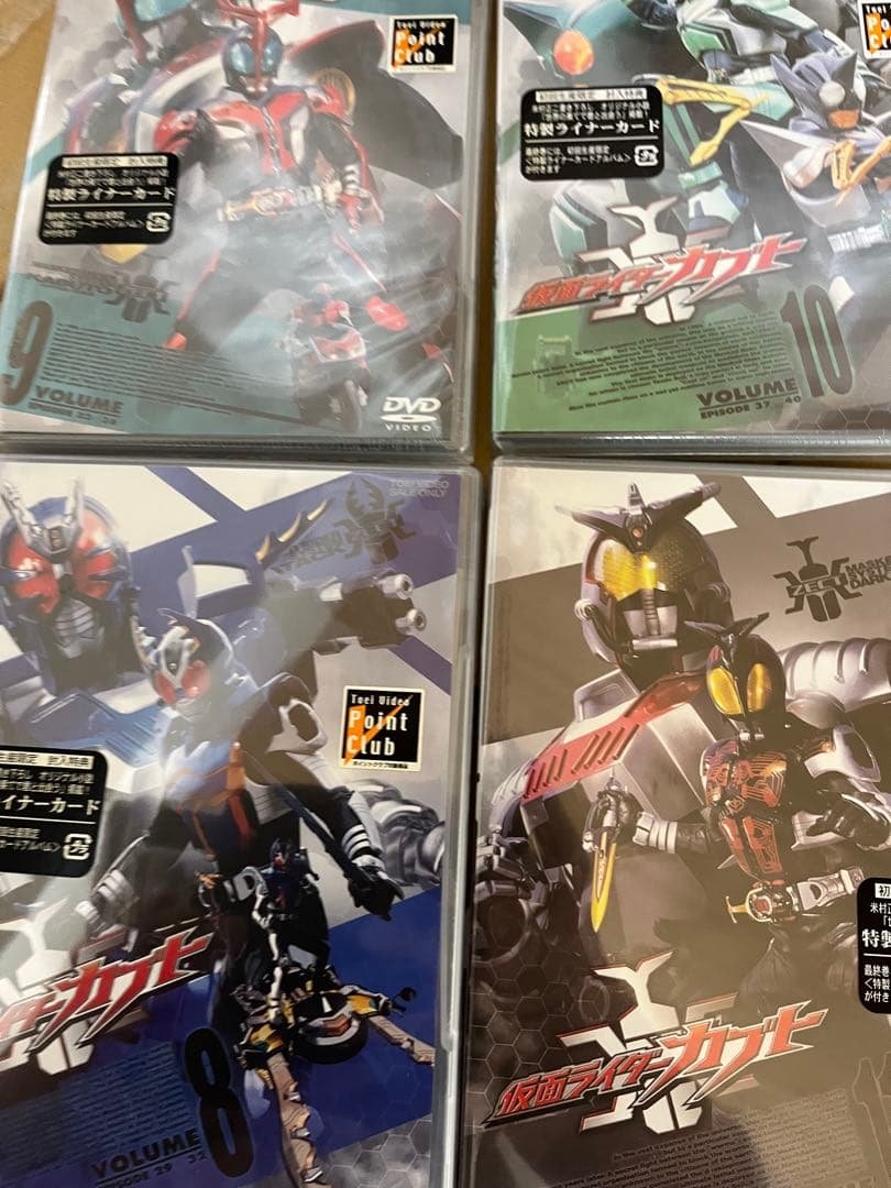 仮面ライダーカブト DVD 全12巻セット　未開封含