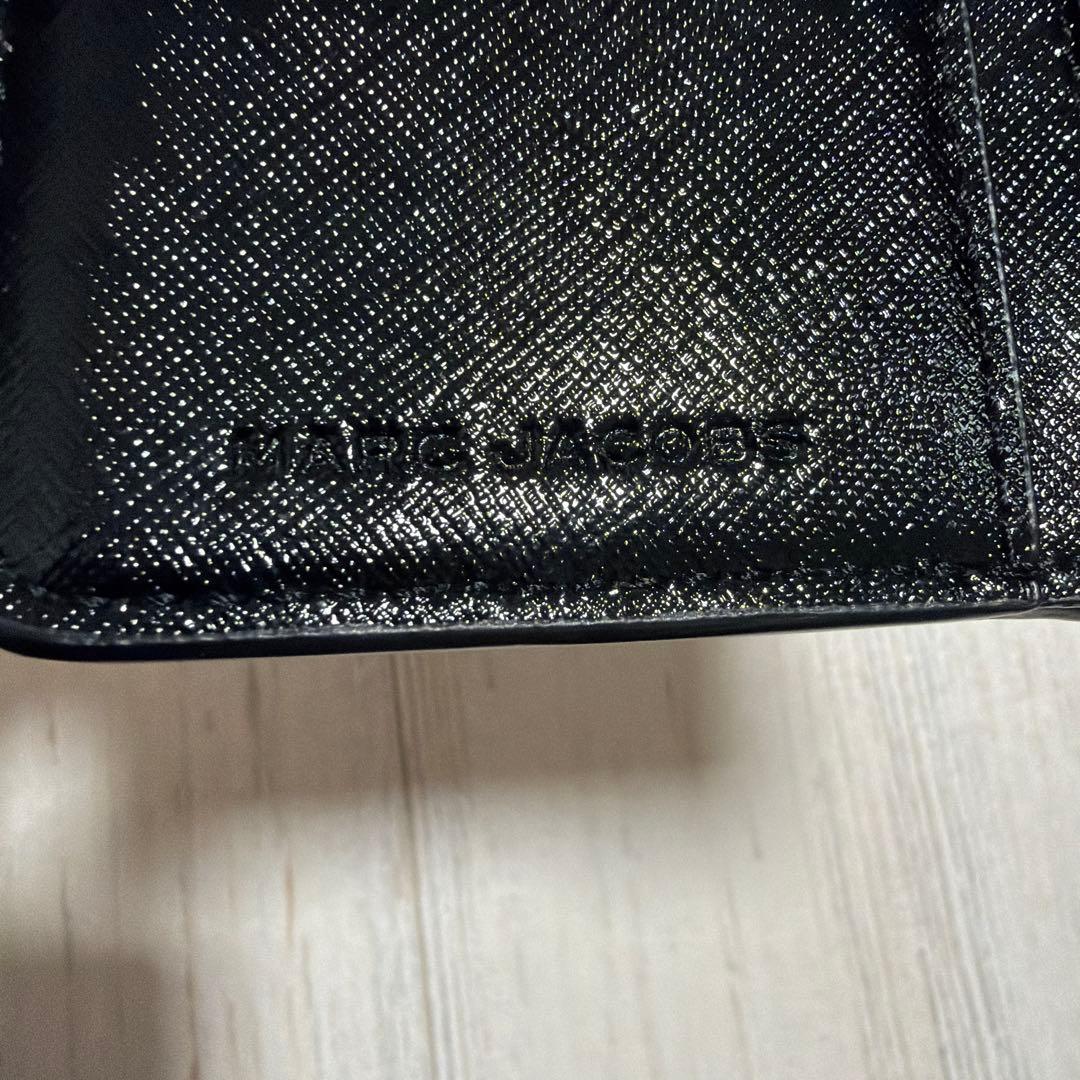 マークジェイコブス ブラック 二つ折り財布