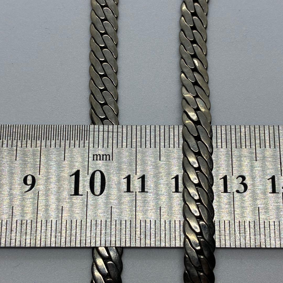 チタン　TITANIUM ヘリンボーン　喜平　ネックレス