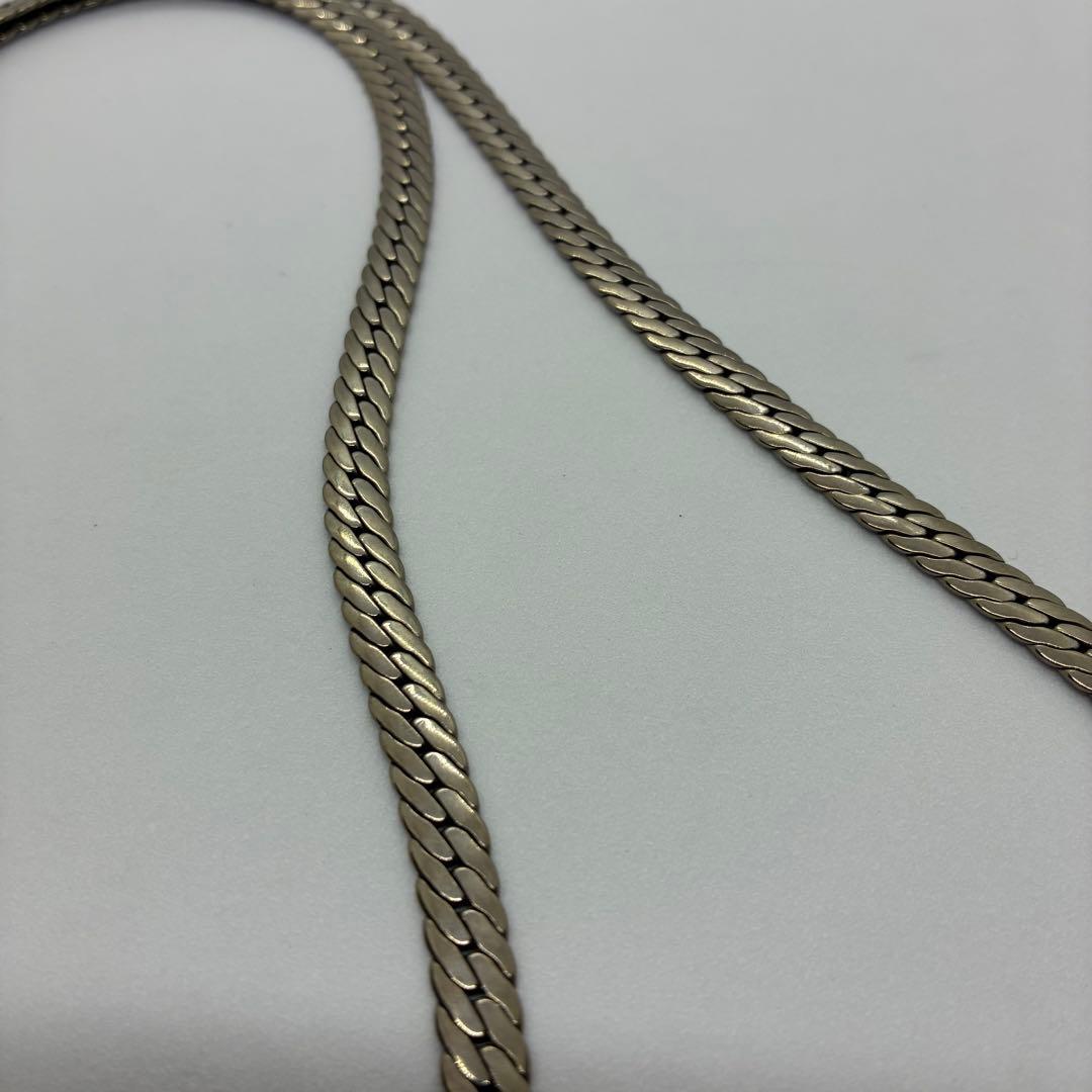 チタン　TITANIUM ヘリンボーン　喜平　ネックレス