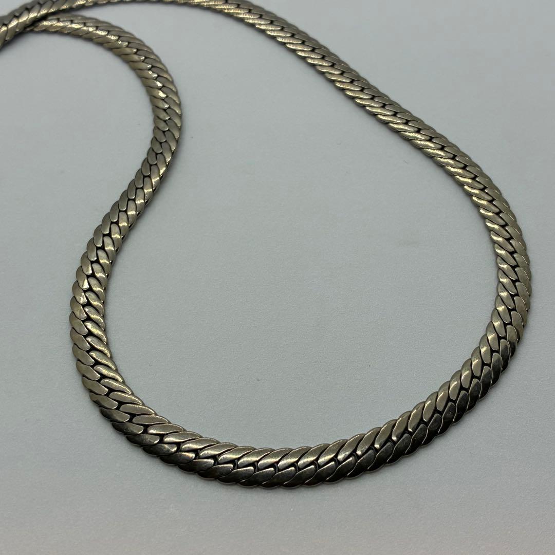 チタン　TITANIUM ヘリンボーン　喜平　ネックレス