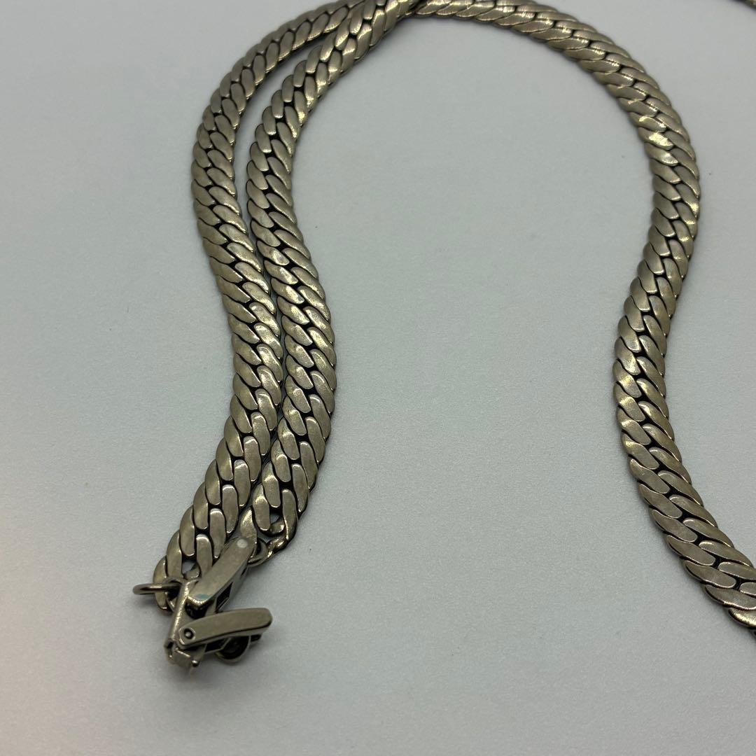 チタン　TITANIUM ヘリンボーン　喜平　ネックレス