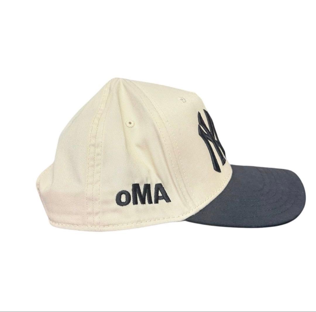 【早い者勝ち】oMA studios キャップ　アイボリー/ブラック