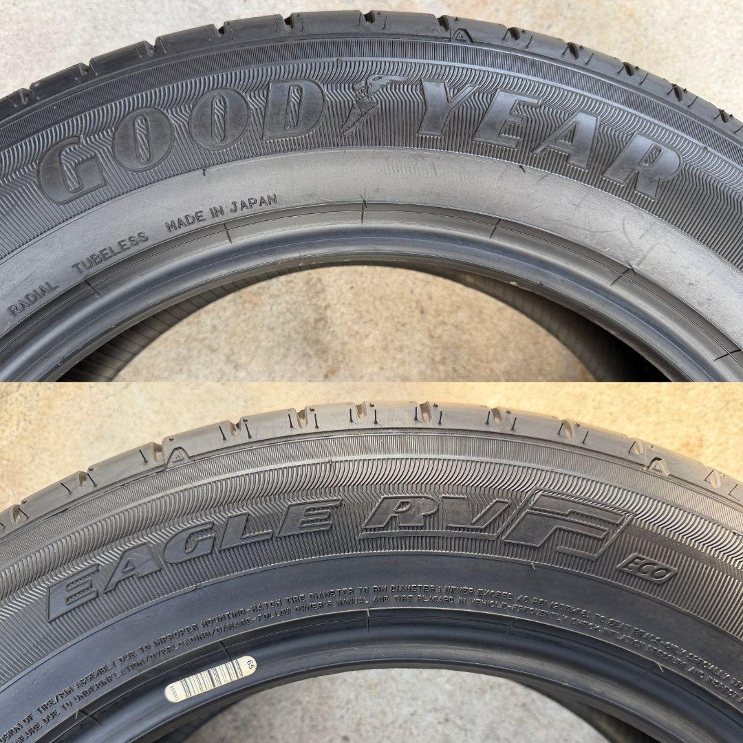 215/60R17　サマータイヤ　グッドイヤー　イーグルRVF　バリ山　4本