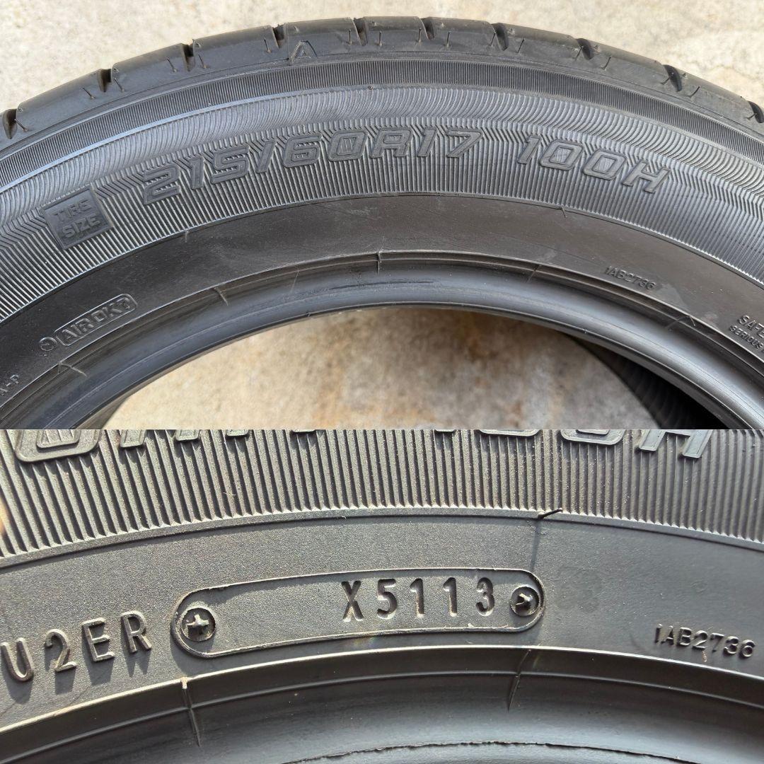 215/60R17　サマータイヤ　グッドイヤー　イーグルRVF　バリ山　4本