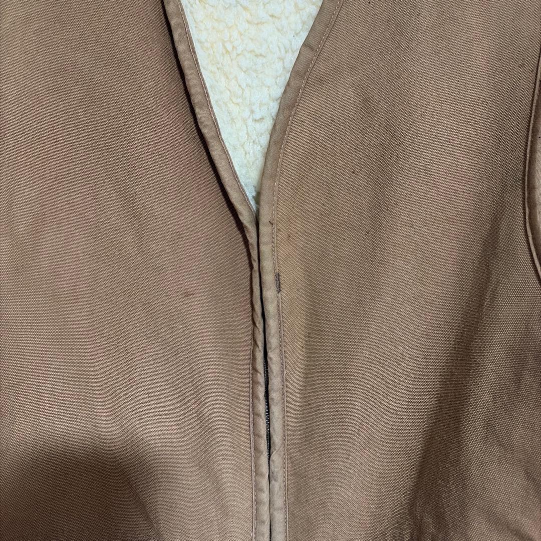 Carhartt ブラウンジップアップベスト