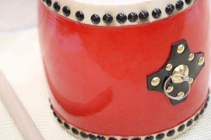 エイサーや文化祭、運動会、イベントに大活躍のエイサー用太鼓（直径18cm）新品