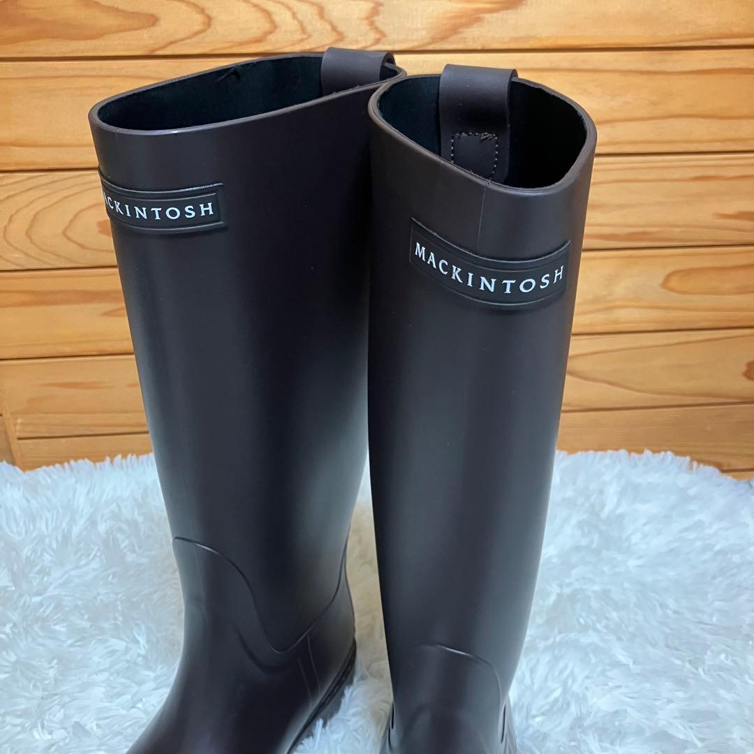【美品】マッキントッシュ WISTON レインブーツ 37 長靴 ブラウン