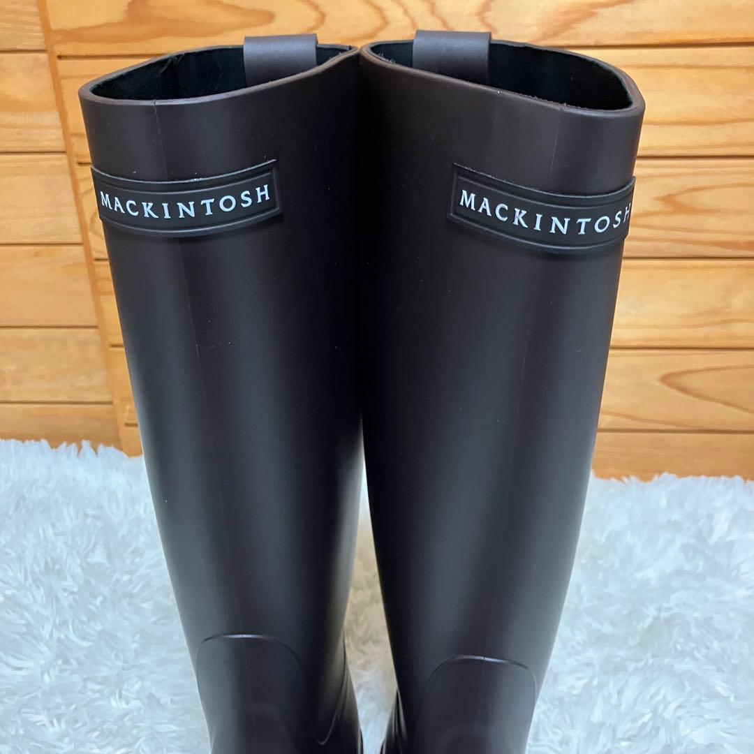 【美品】マッキントッシュ WISTON レインブーツ 37 長靴 ブラウン