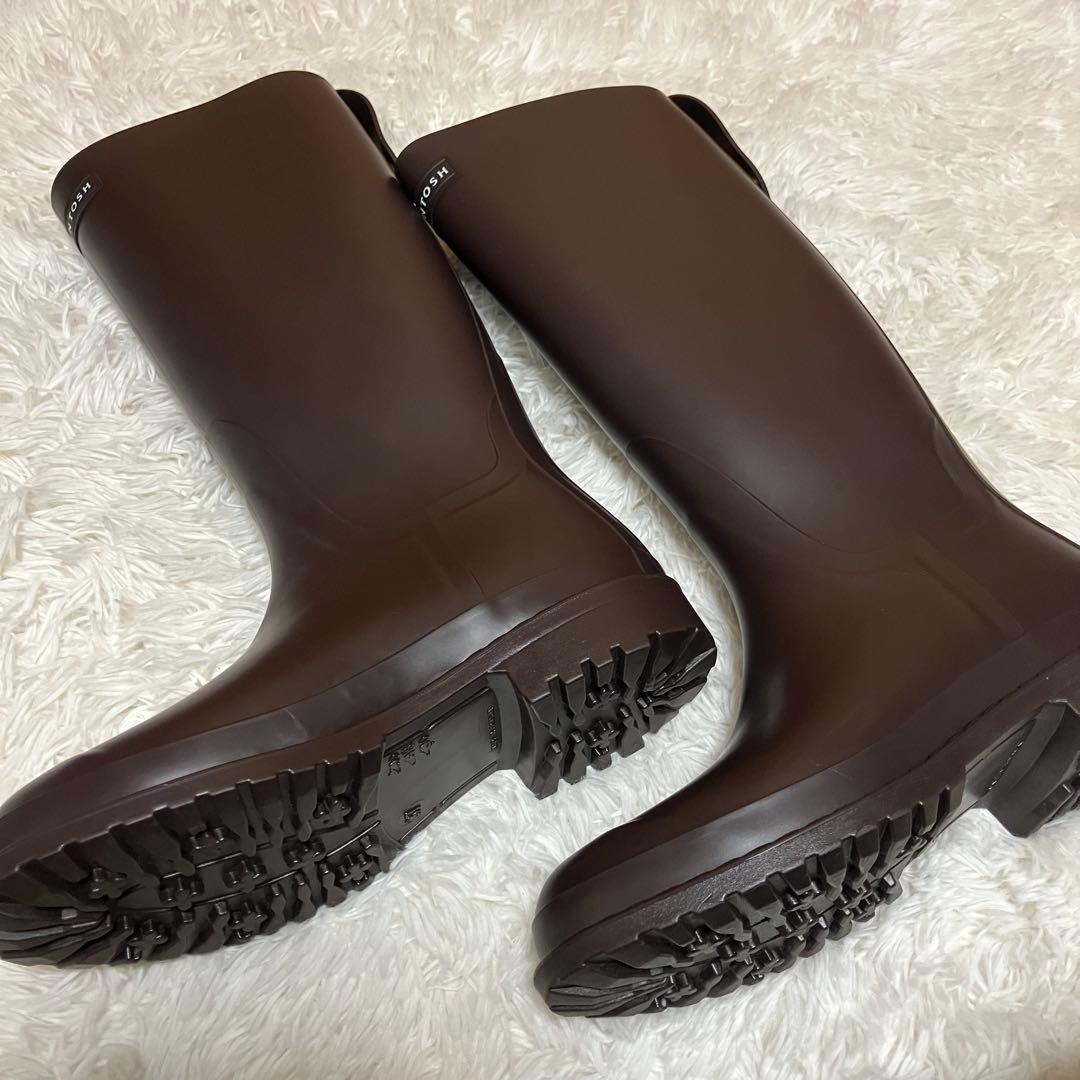 【美品】マッキントッシュ WISTON レインブーツ 37 長靴 ブラウン