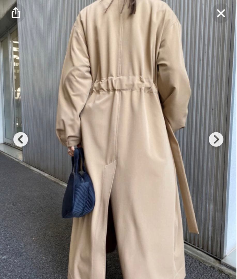 ジャケット・アウター AMERI BUD SLEEVE GATHER COAT