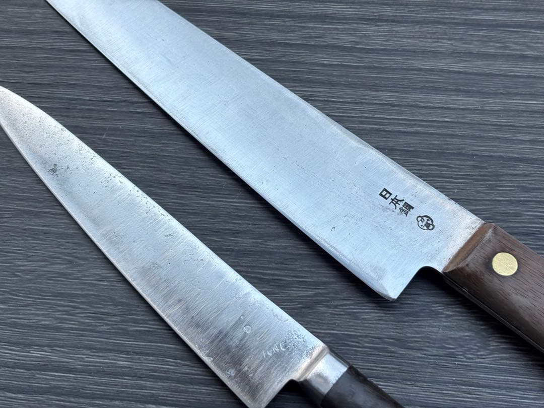 正広 日本鋼 牛刀 210mm 助久 スウェーデン鋼 ペティ 150mm