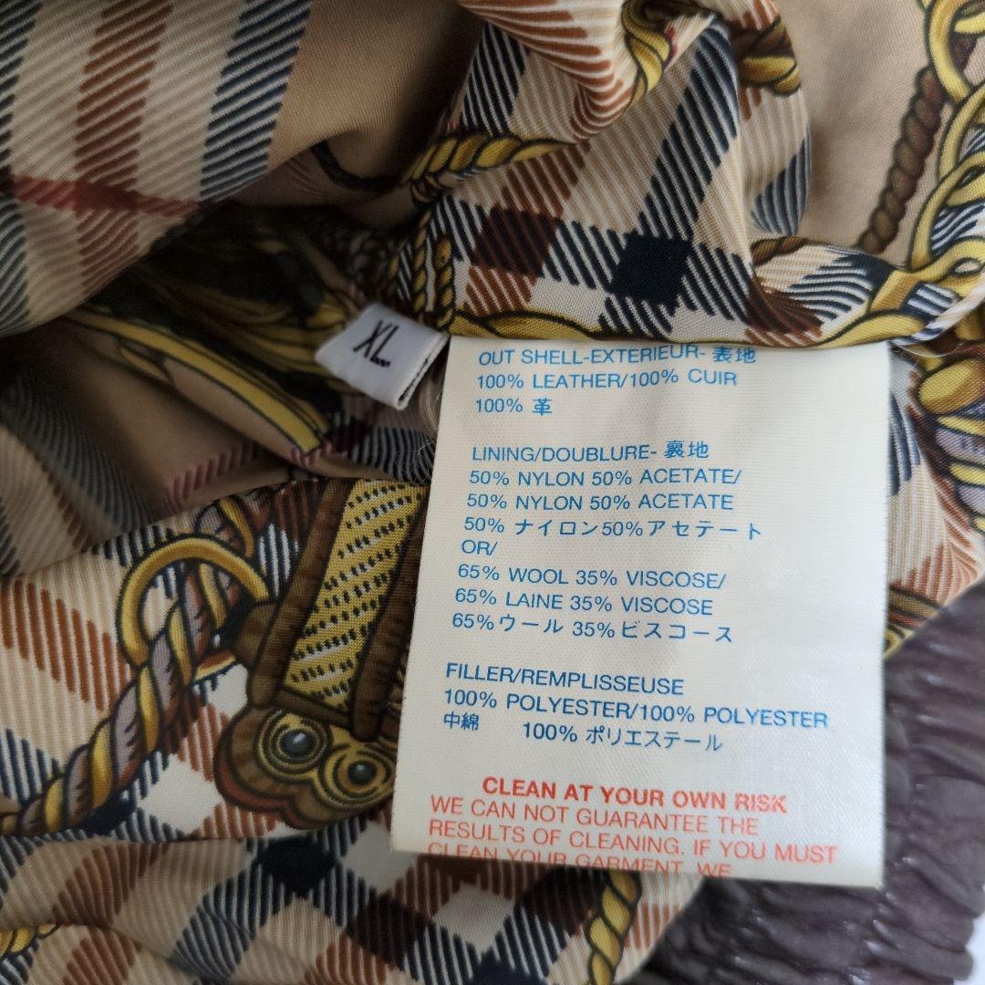 希少✨スカーフ柄 vintage A-2 レザー フライトジャケット XL