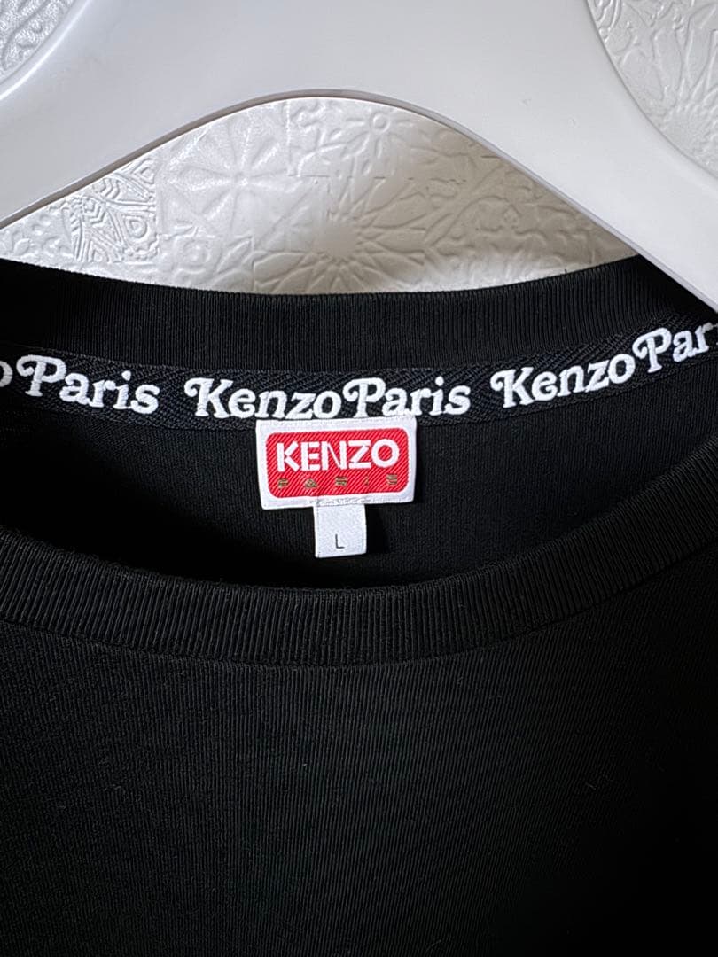 Kenzo Paris ロゴ Tシャツ Lサイズ ブラック